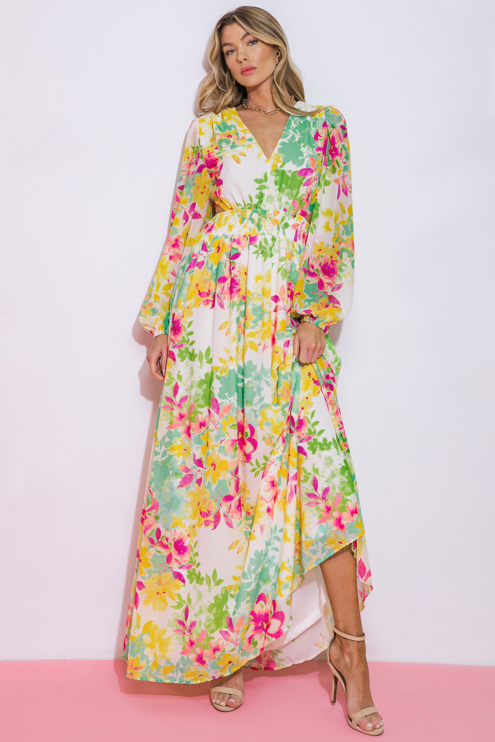 I AIN'T WORRIED WOVEN MAXI DRESS Flying Tomato